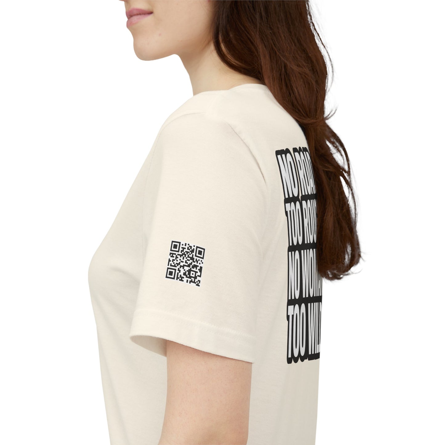 No Road Too Rough, No Woman Too Wild – Adventure Streetwear Graphic Tee