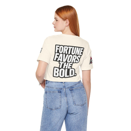 Fortune Favors the Bold – Motivational Streetwear Graphic Tee