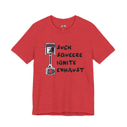 Suck Squeeze Ignite Exhaust Mindset – Unisex Streetwear Graphic Tee