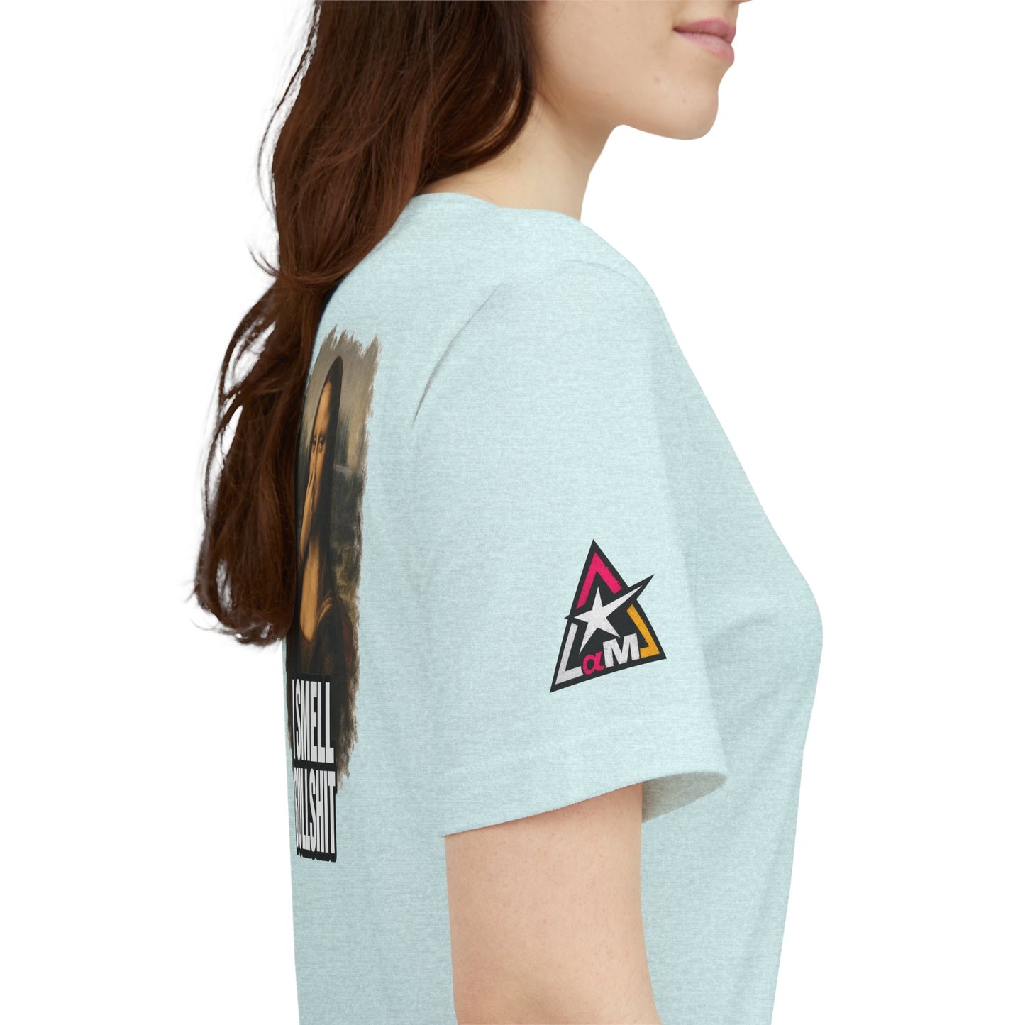 I Smell Bullshit – Funny Mona Lisa Parody Graphic Tee