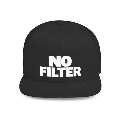 No Filter – Bold Sarcastic Streetwear Snapback
