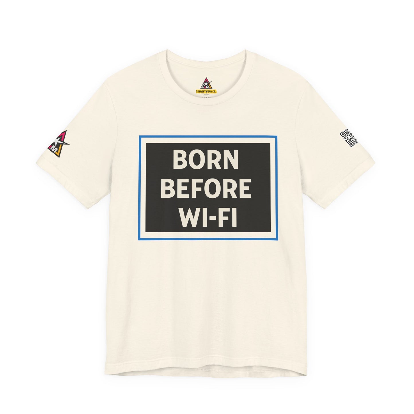 BORN BEFORE WI-FI | Funny Retro Graphic Tee | Gen X & Millennial Streetwear