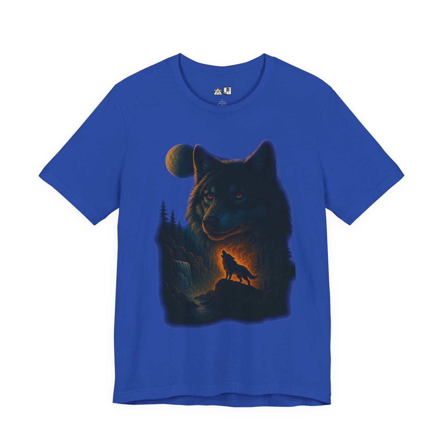 Midnight Wolf Instinct Tee – Unisex Streetwear Graphic Tee