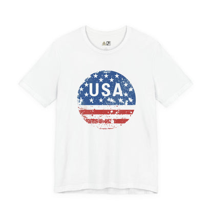 USA Legacy Badge – Unisex Streetwear Graphic Tee