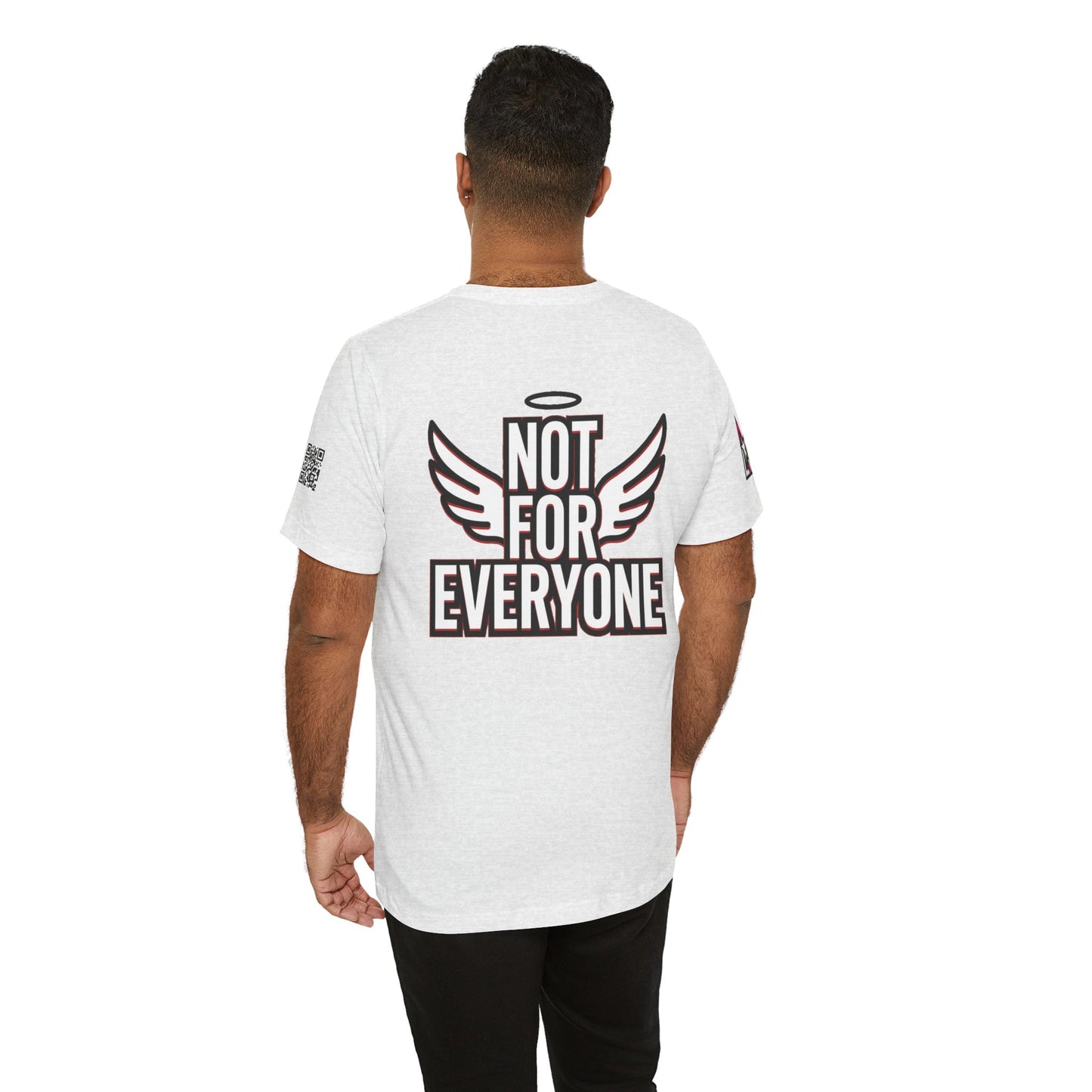 NOT FOR EVERYONE Graphic T-Shirt | Angel Wings Statement Tee | Bold Streetwear Shirt | Unisex Graphic Tee