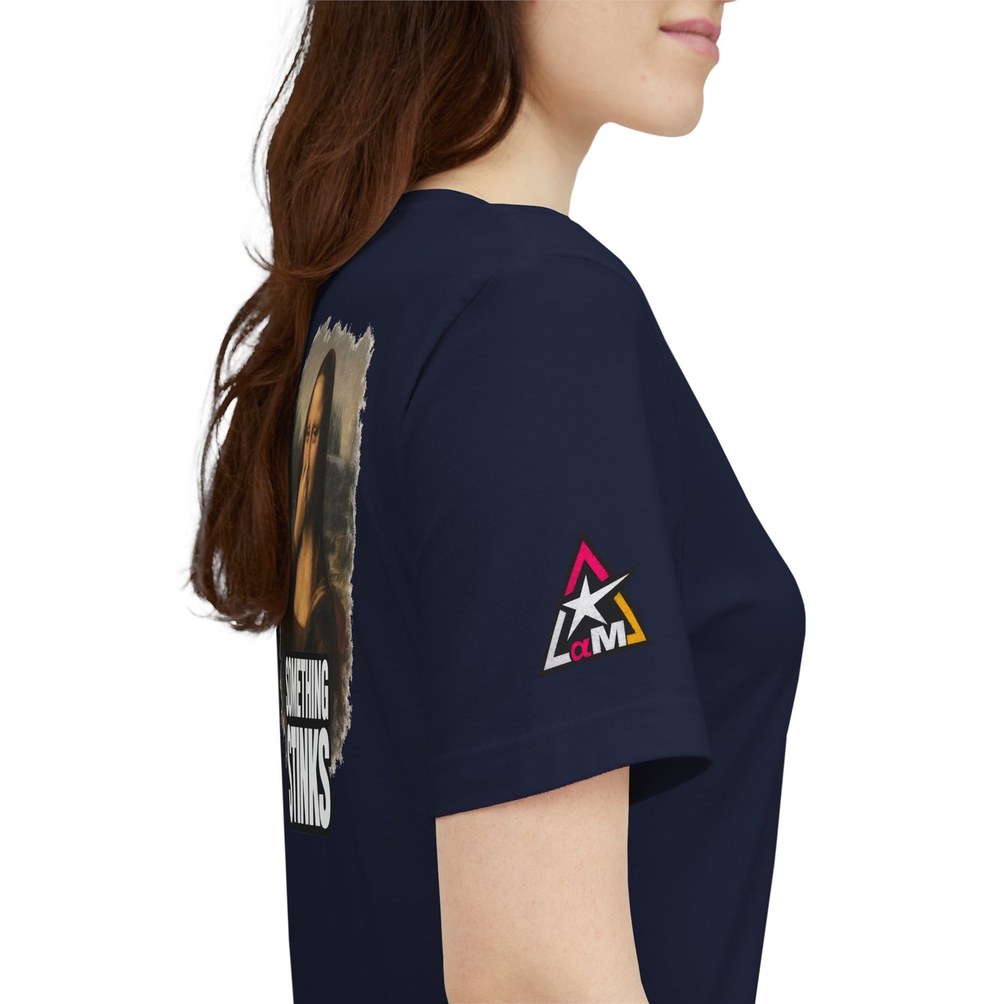Something Stinks – Funny Mona Lisa Parody Graphic Tee
