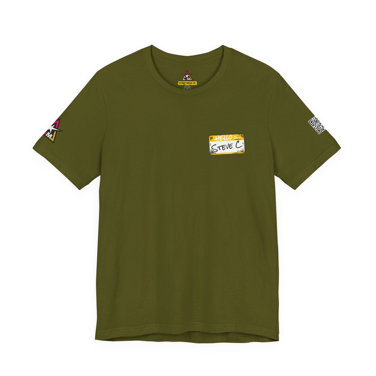 Custom Name Tag – Personalized Streetwear Graphic Tee