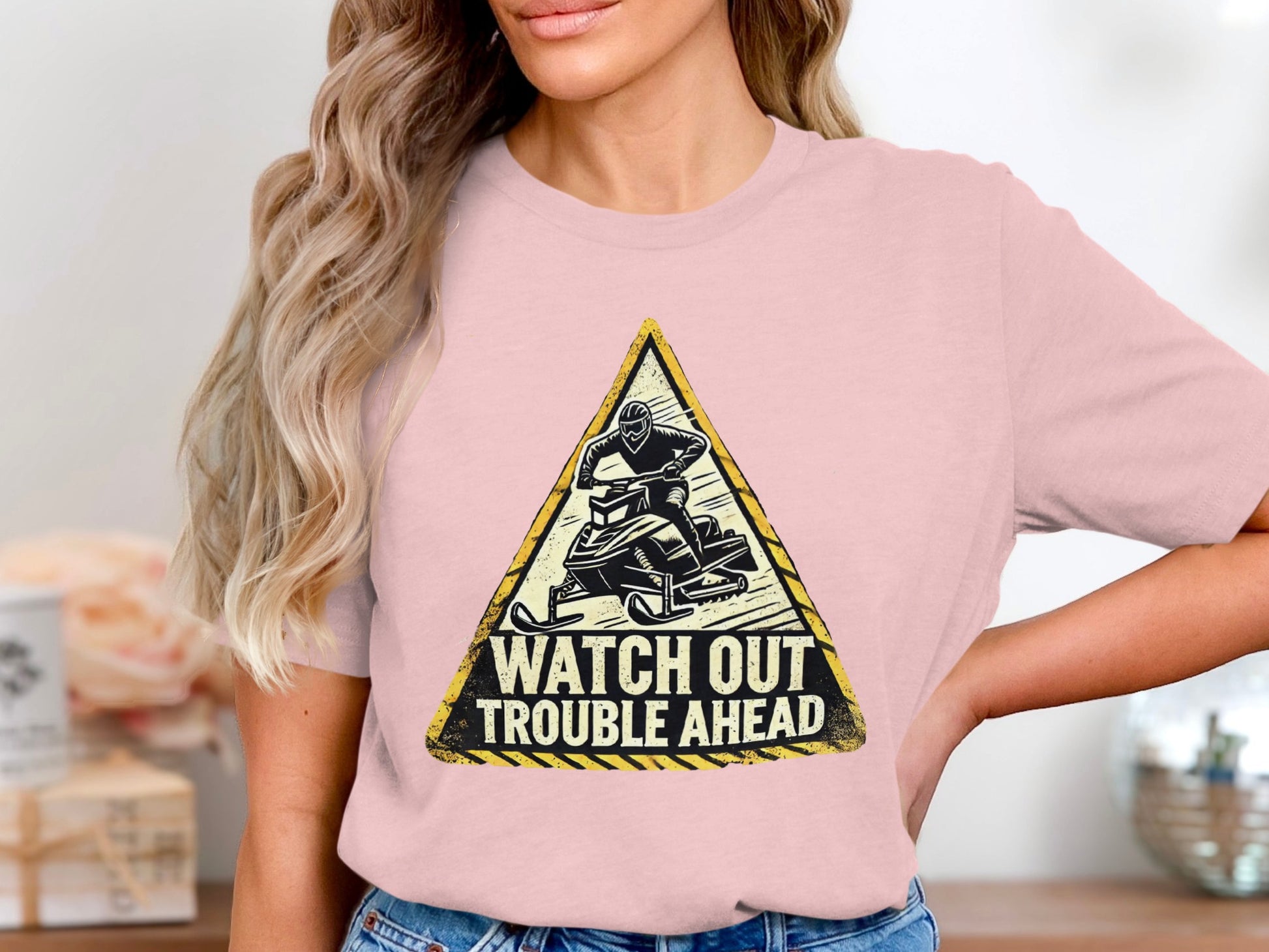 Watch Out Trouble Ahead Printed T-shirt product