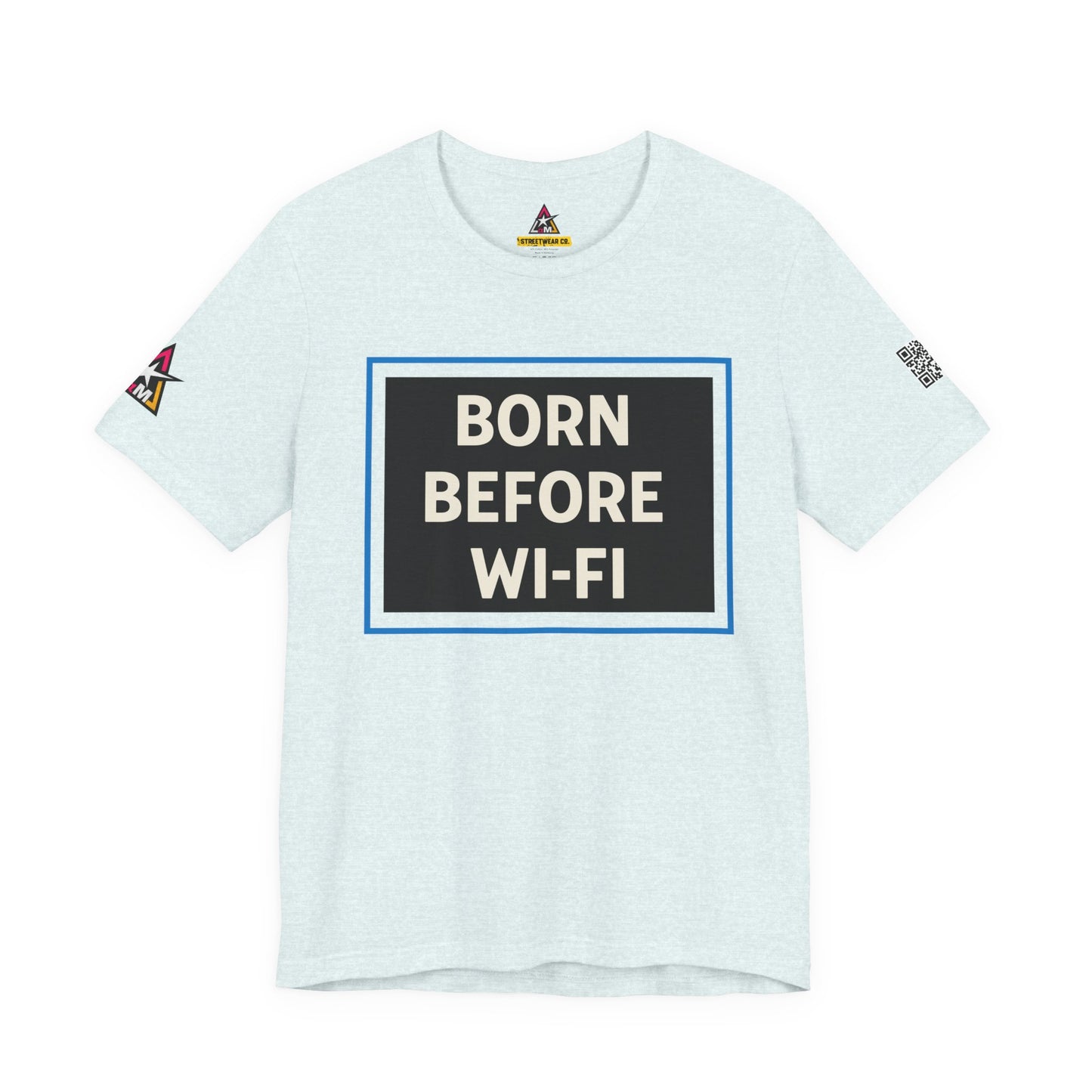 BORN BEFORE WI-FI | Funny Retro Graphic Tee | Gen X & Millennial Streetwear