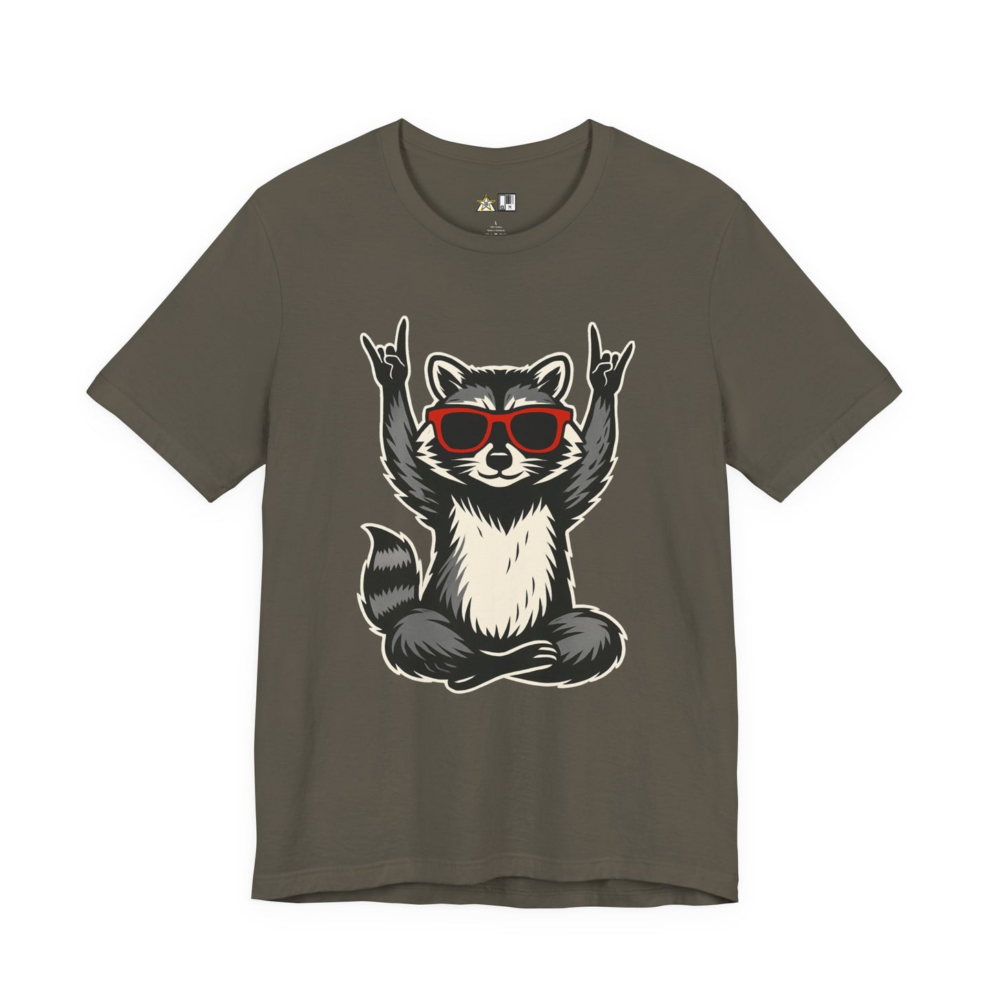 Wild Raccoon Icon Tee – Unisex Streetwear Graphic Tee