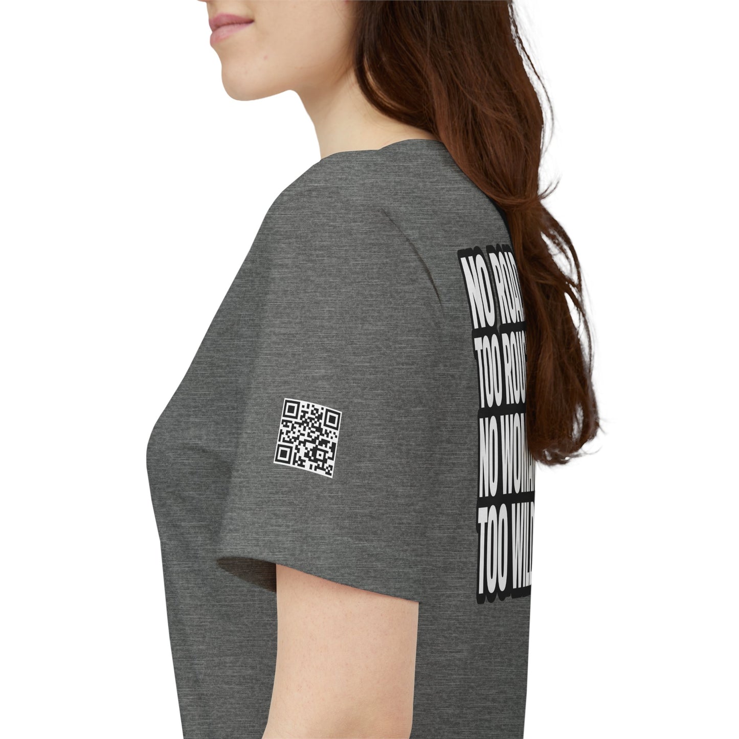 No Road Too Rough, No Woman Too Wild – Adventure Streetwear Graphic Tee