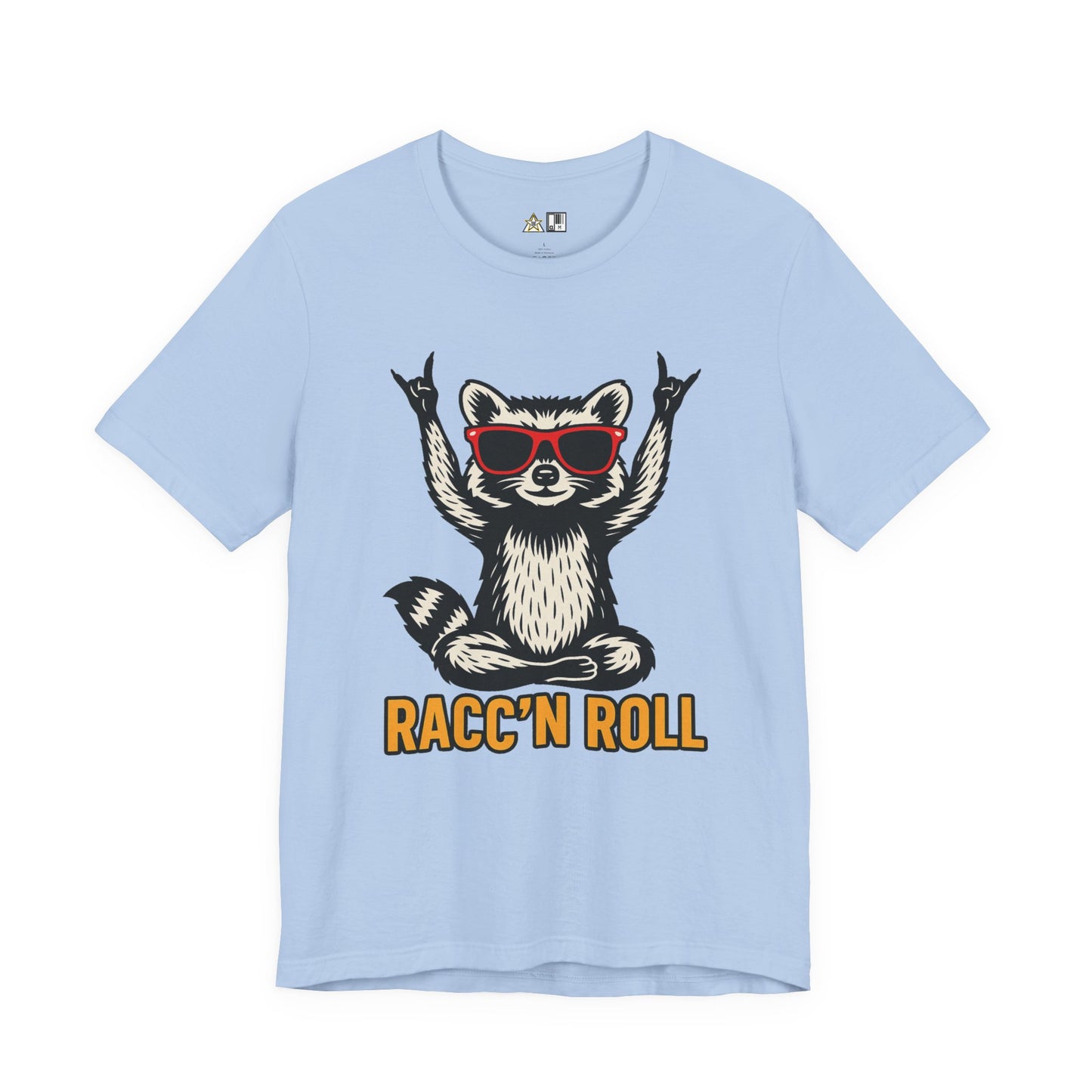 Racc’n Roll Attitude Tee – Unisex Streetwear Graphic Tee