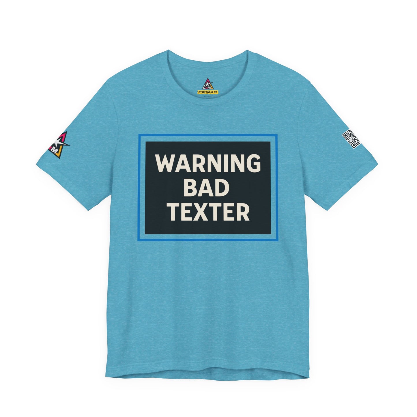 WARNING BAD TEXTER | Funny Dating Graphic Tee | Sarcastic Relationship Streetwear