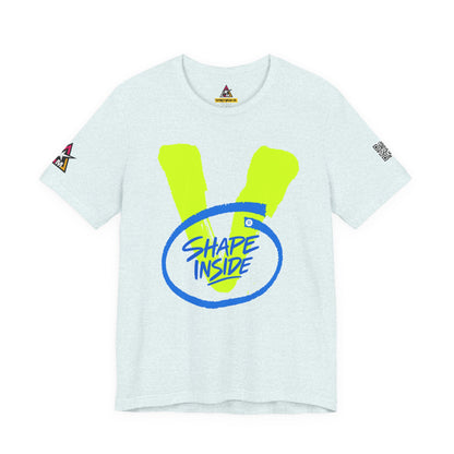 V SHAPE INSIDE | Gym Motivation Graphic Tee | Fitness Lifestyle Streetwear