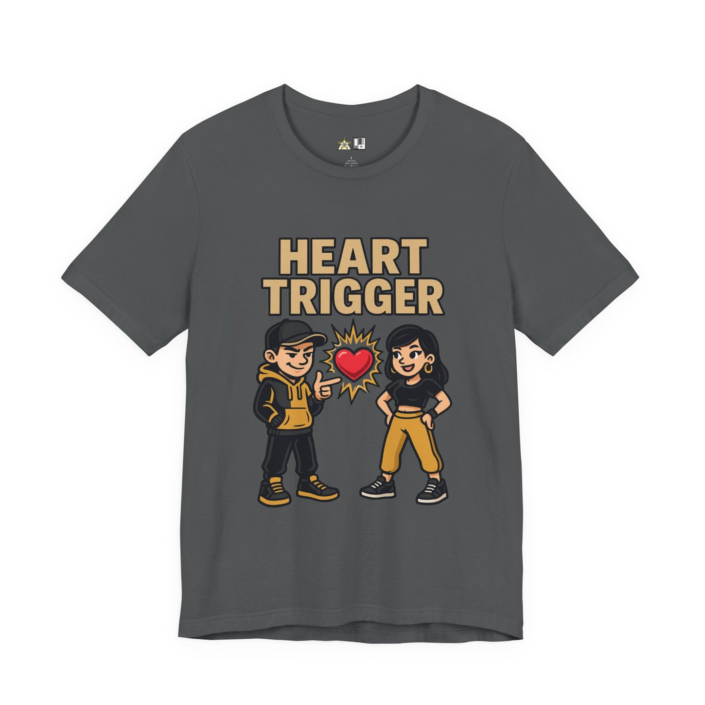 Heart Trigger – Unisex Streetwear Graphic Tee