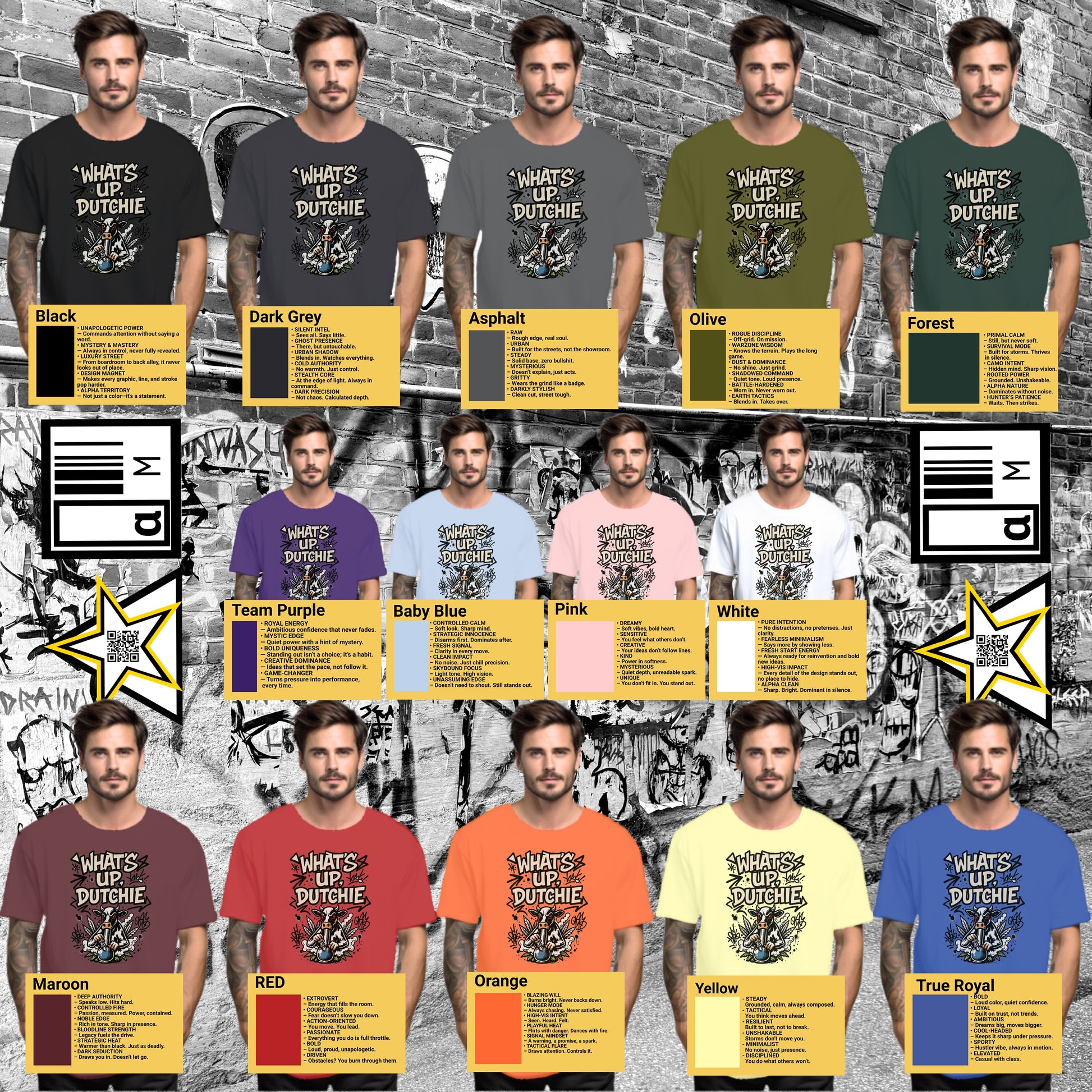 What's Up My Dutchie Graphic Tee Shirt product type