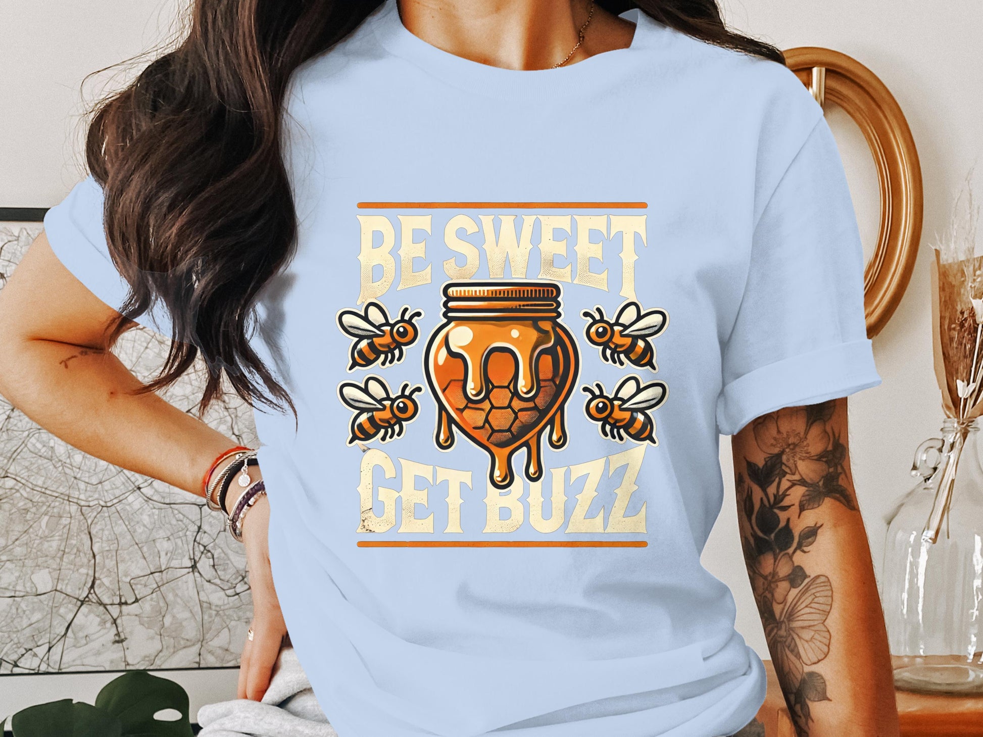 Be Sweet Get Buzz Graphic Tee Shirt product type