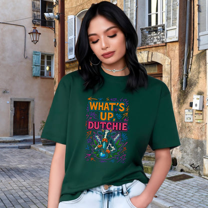 What's Up Dutchie Graphic T-Shirt Fun Product Type