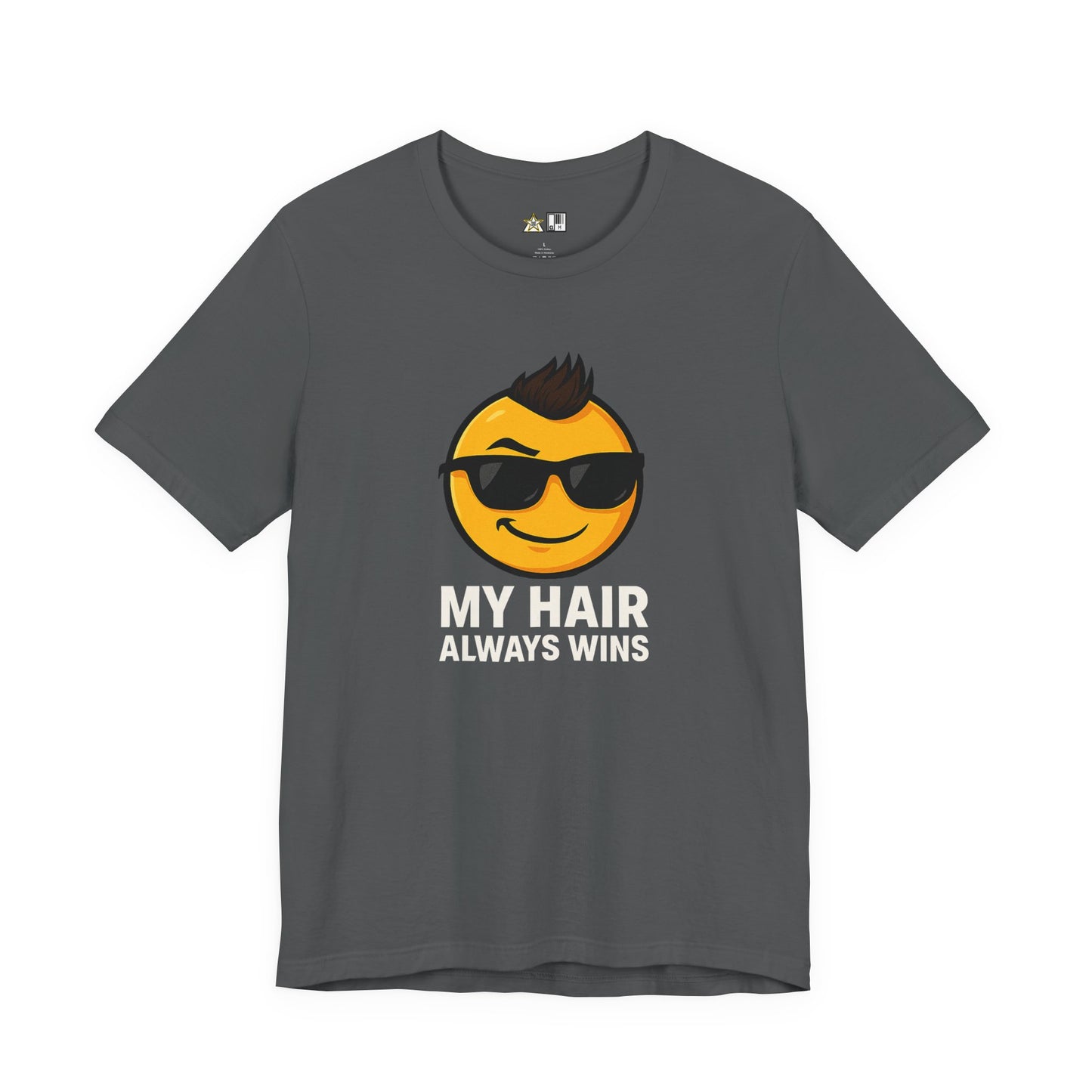 Hair Always Wins Attitude Tee – Unisex Streetwear Graphic Tee