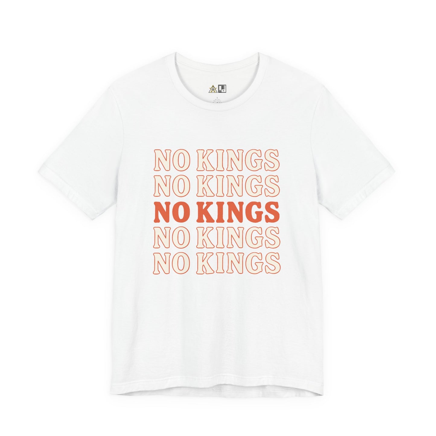 No Kings Pattern Dominance – Unisex Streetwear Graphic Tee
