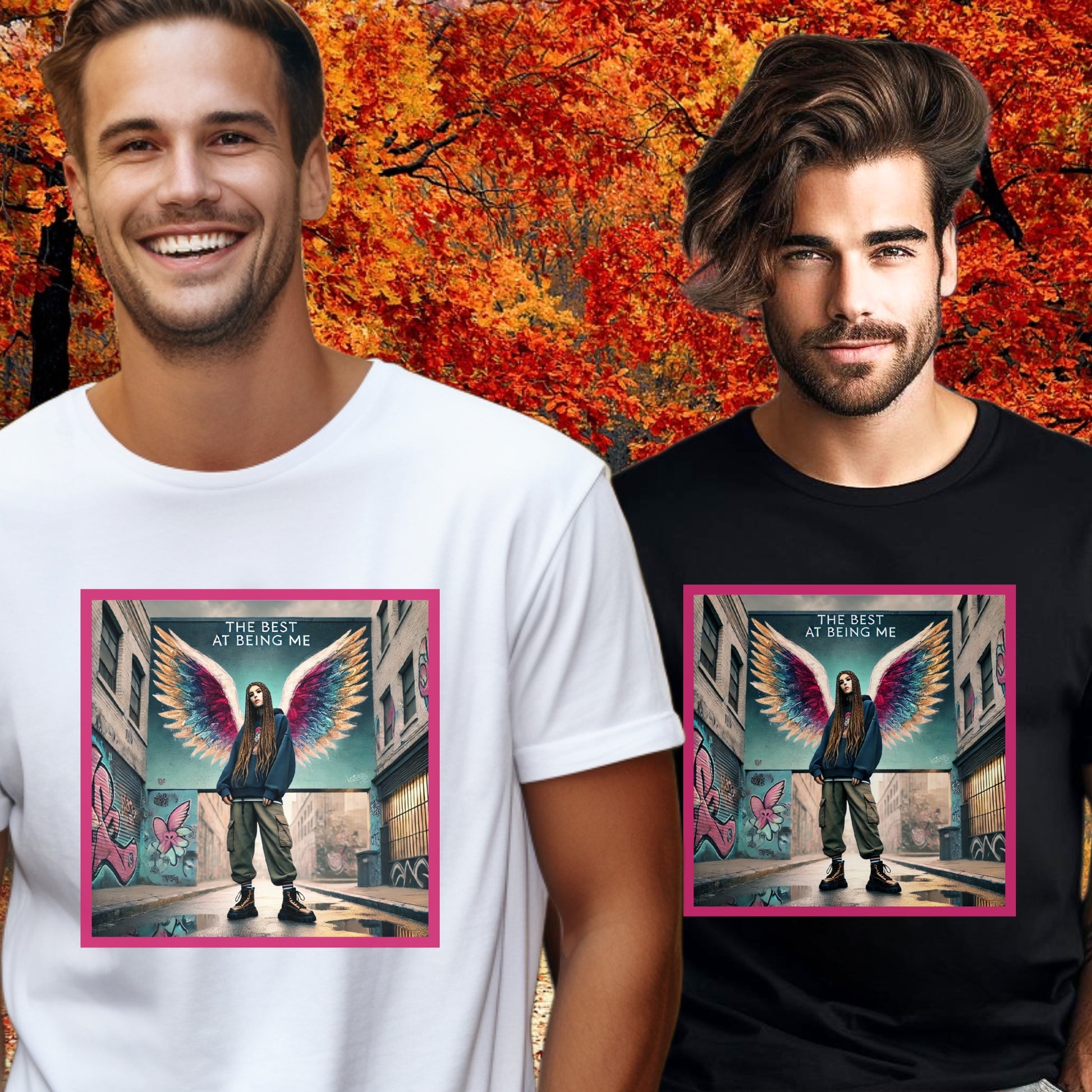 Colorful Street Art Design Graphic Tee product type