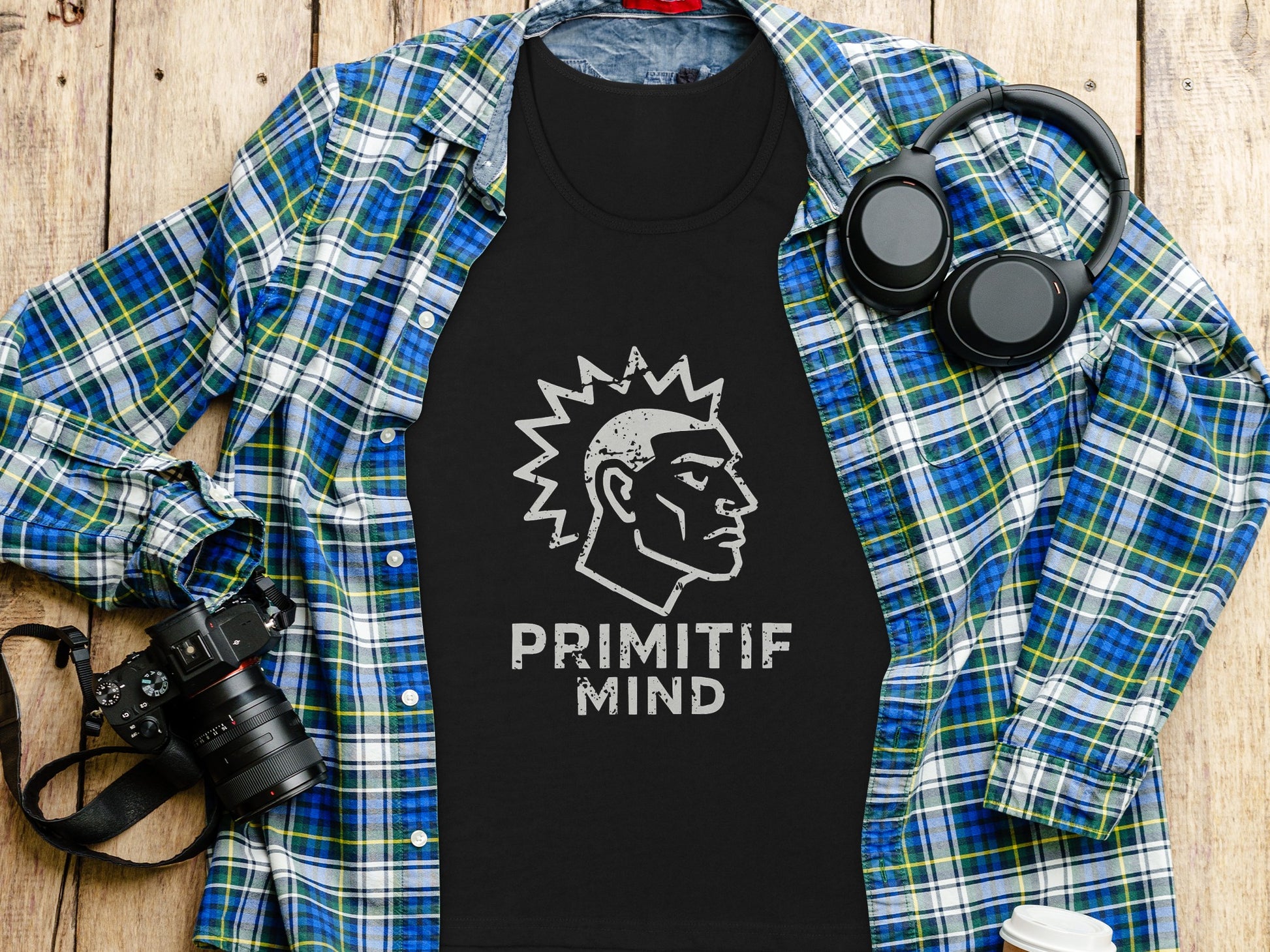 Primitif Mind Graphic Tee Shirt Unique Fashion product