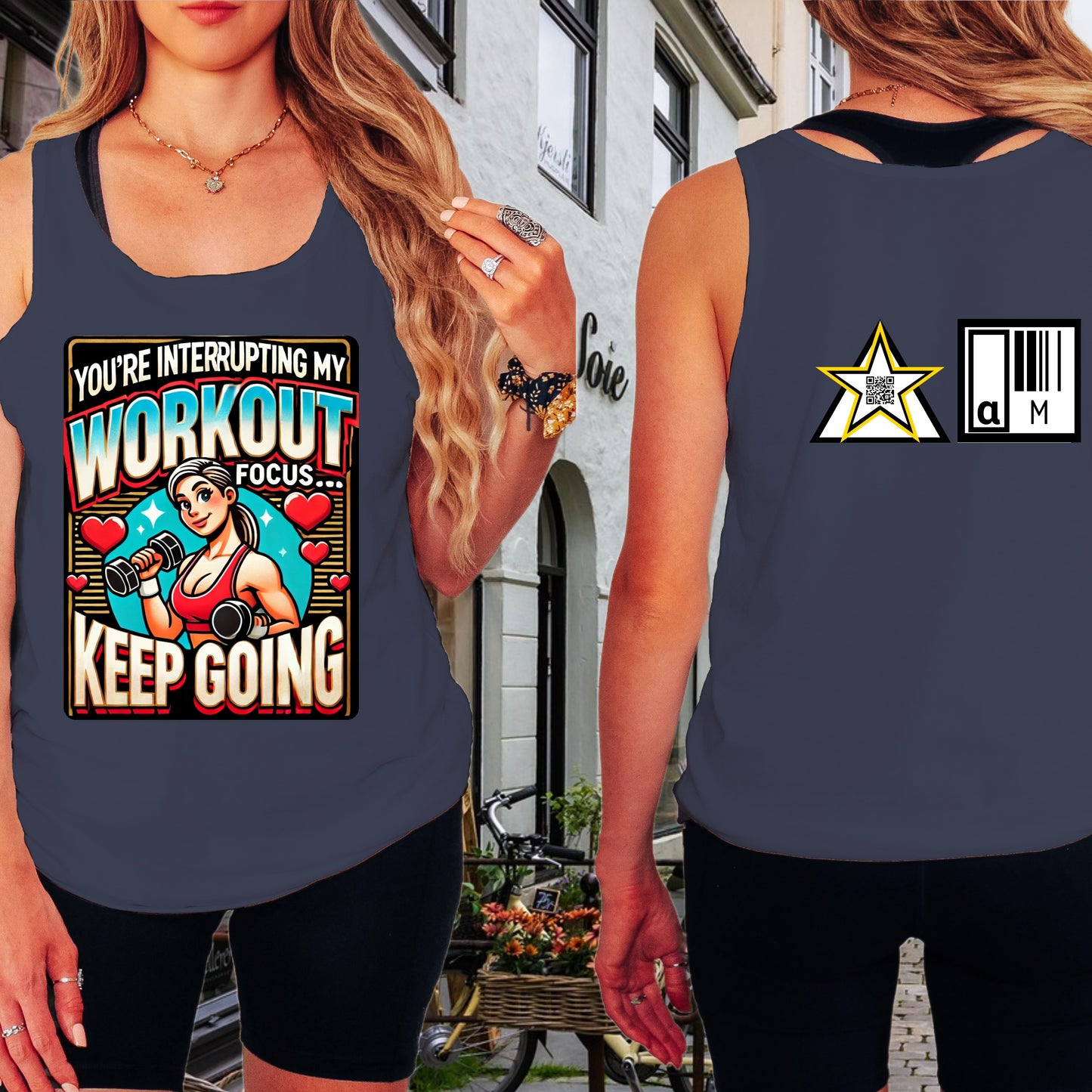 Keep Going Motivational Workout Tank Top product