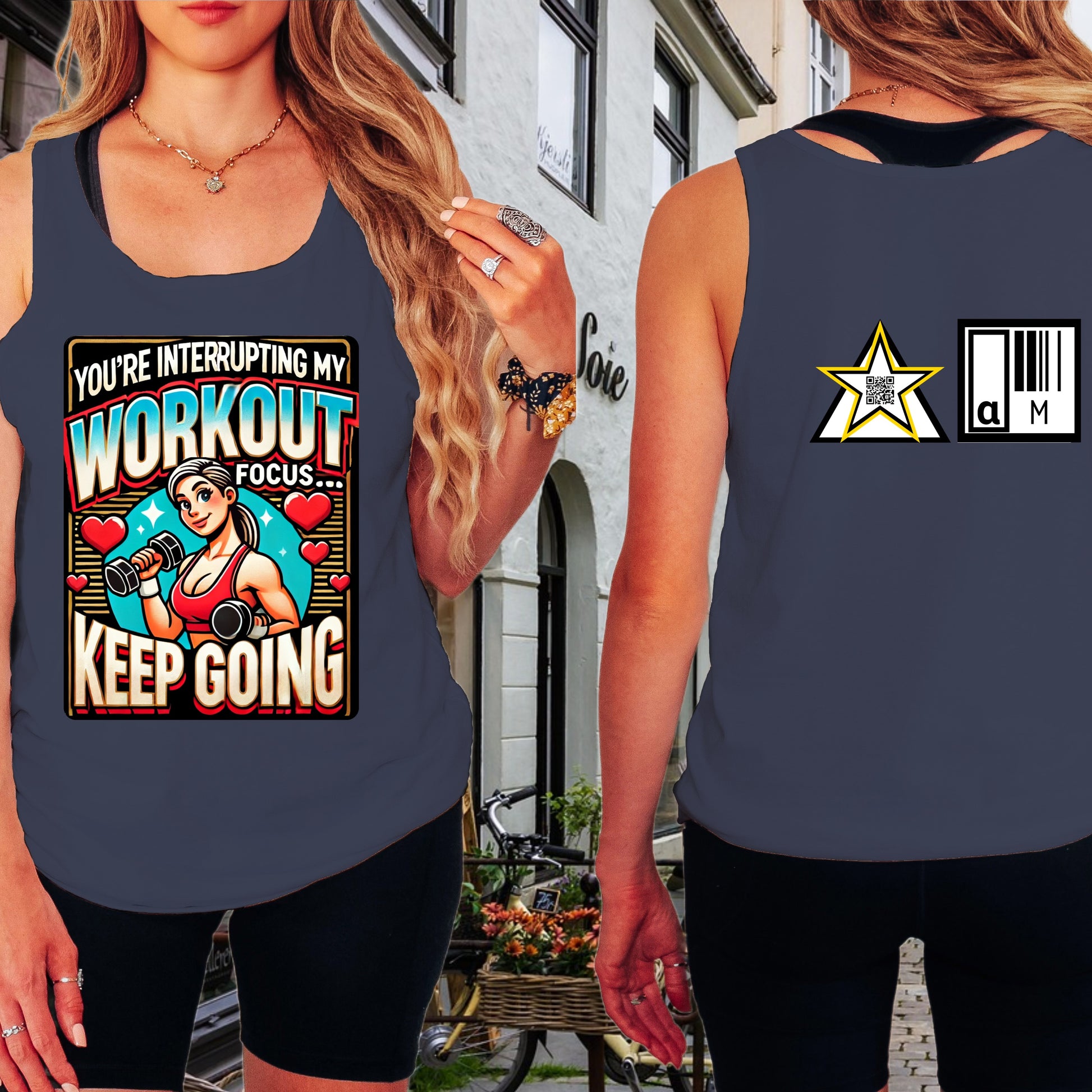 Keep Going Motivational Workout Tank Top product