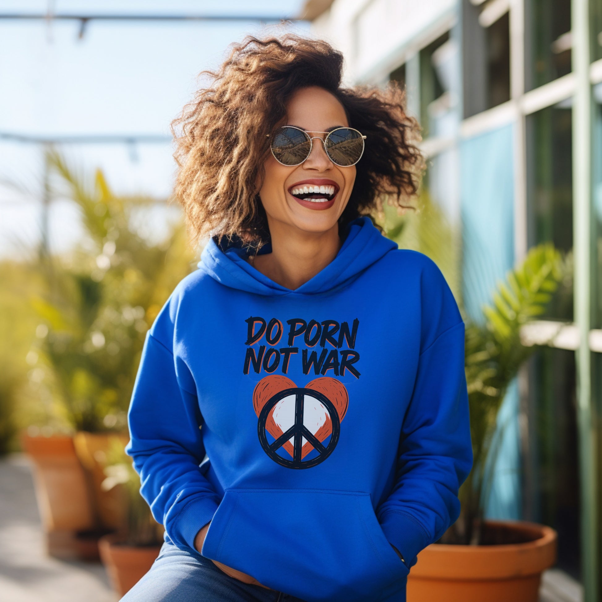 Do Porn Not War Statement Hoodie product