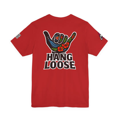 Hang Loose Graphic T-Shirt | Shaka Hand Tee | Tropical Surf Streetwear