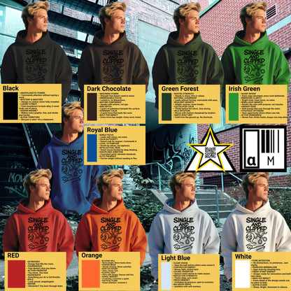 Single Clapped Clothing Logo Graphic Hoodie product