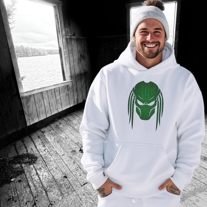 Stylish Graphic Alien Face Hoodie for Casual Wear