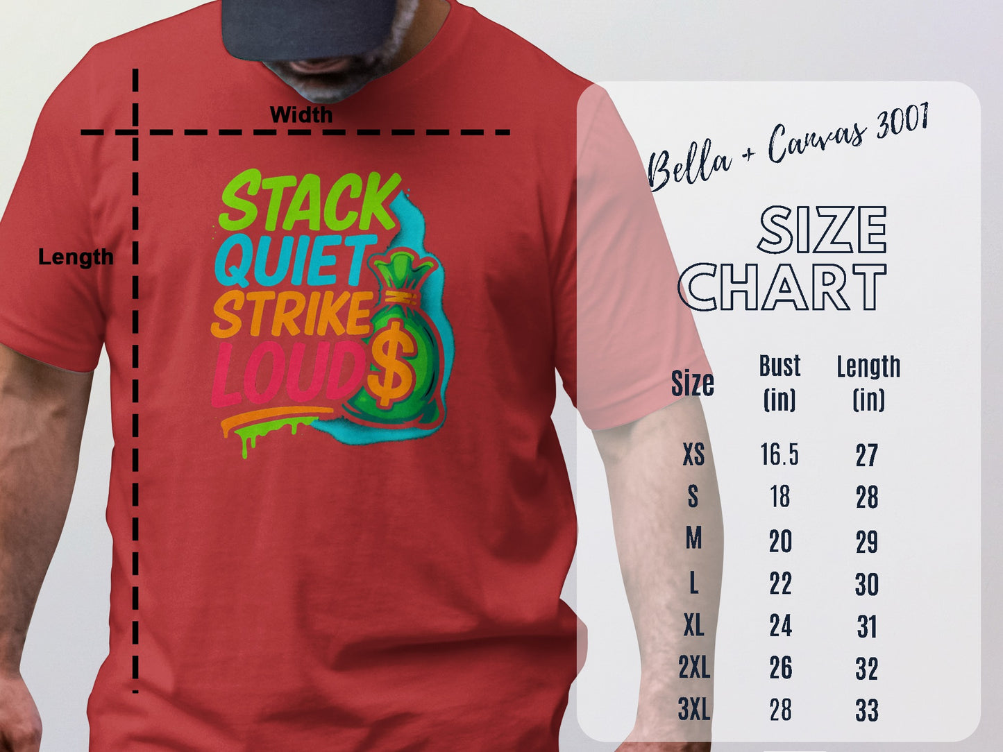 Stack Quiet Strike Loud Graphic T-Shirt