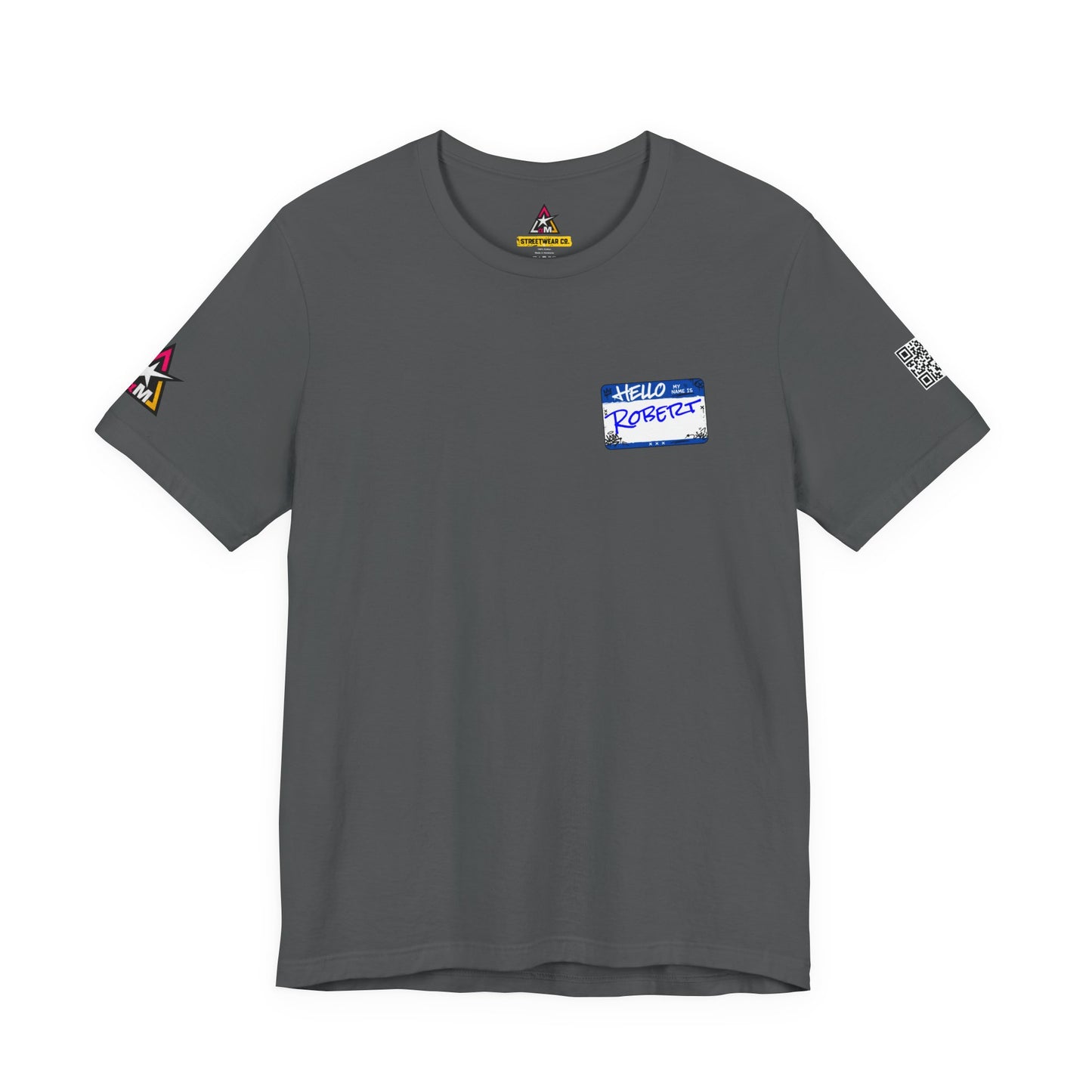 Custom Name Tag – Personalized Streetwear Graphic Tee