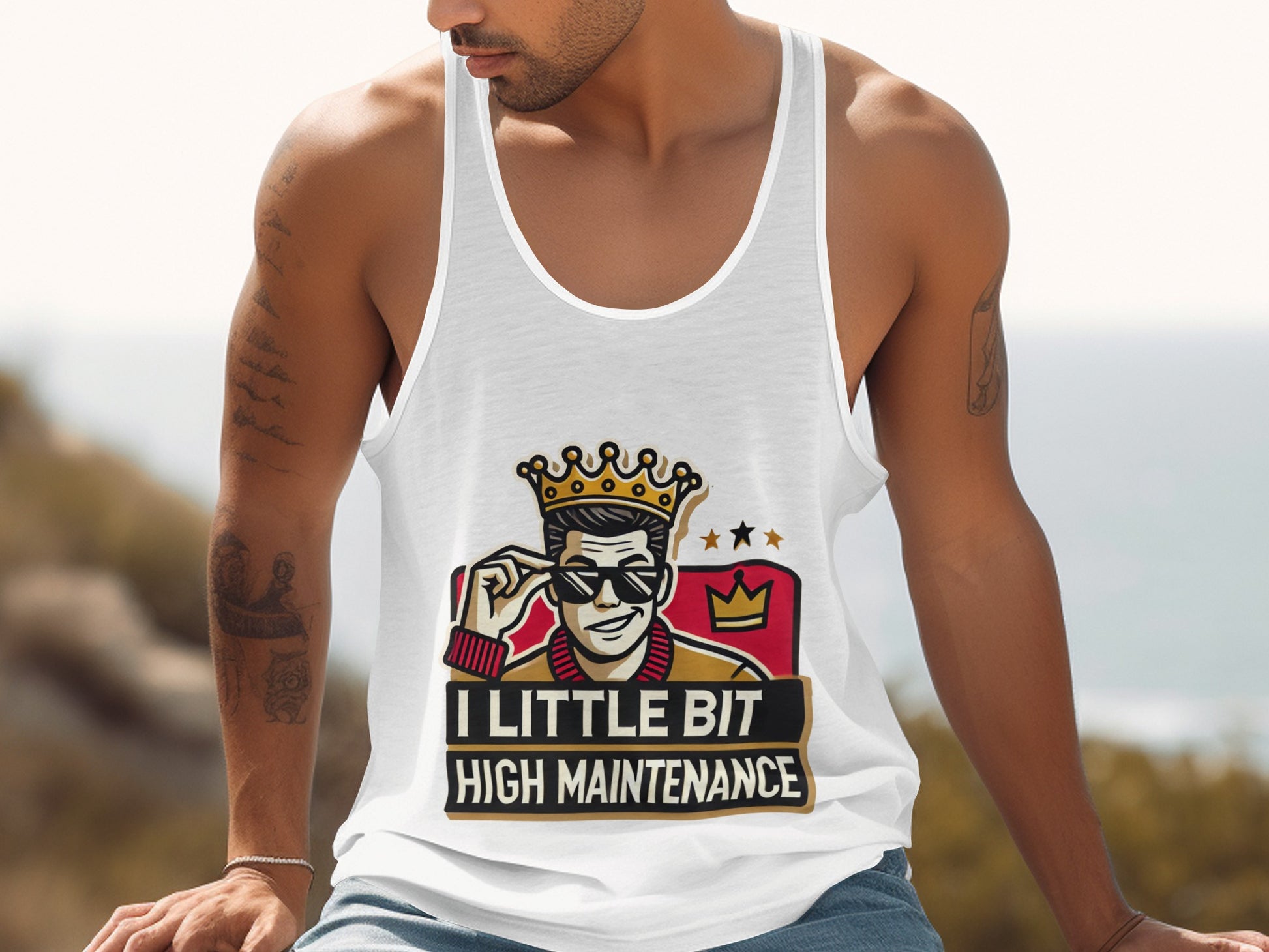 I Little Bit High Maintenance Graphic Tank product