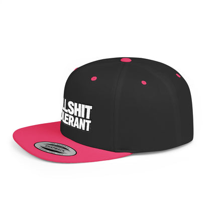 Bullshit Intolerant – Funny Sarcastic Streetwear Snapback