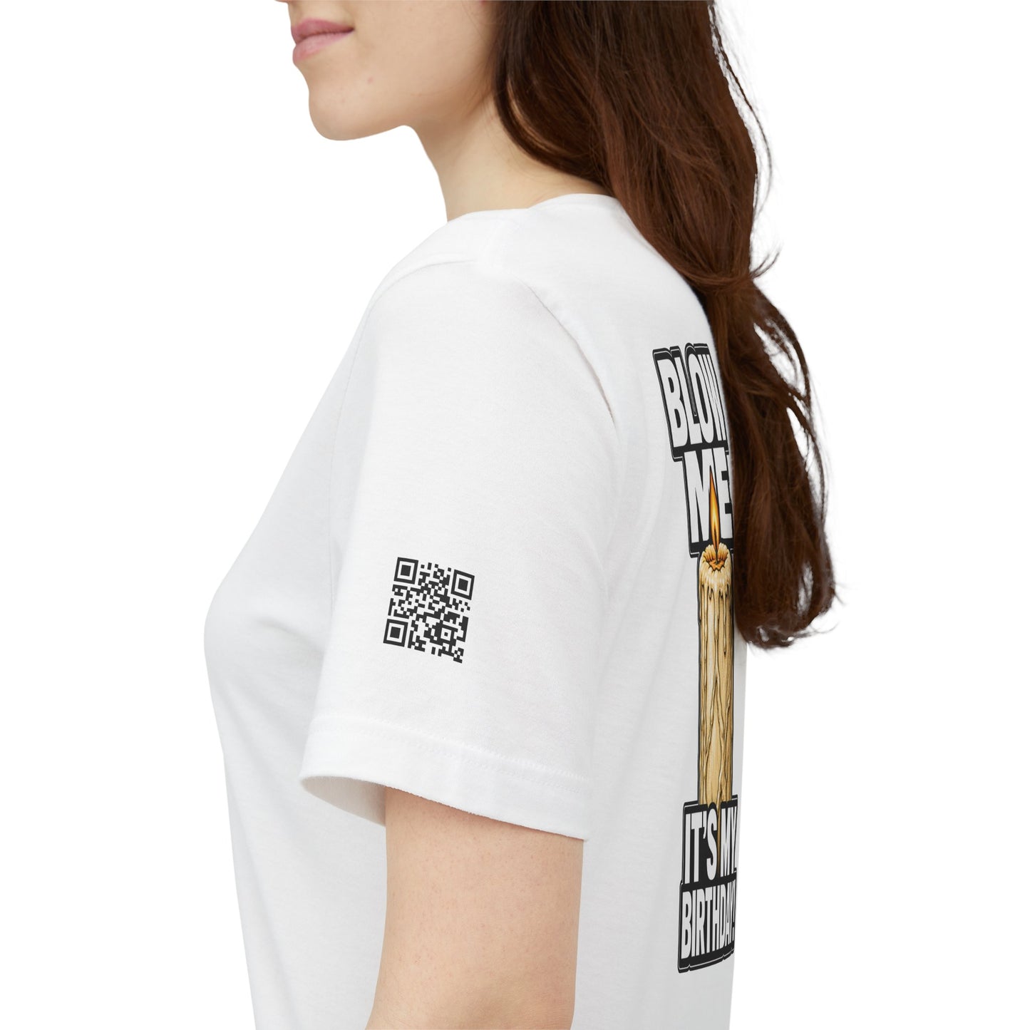 Blow Me, It’s My Birthday – Funny Birthday Candle Graphic Tee