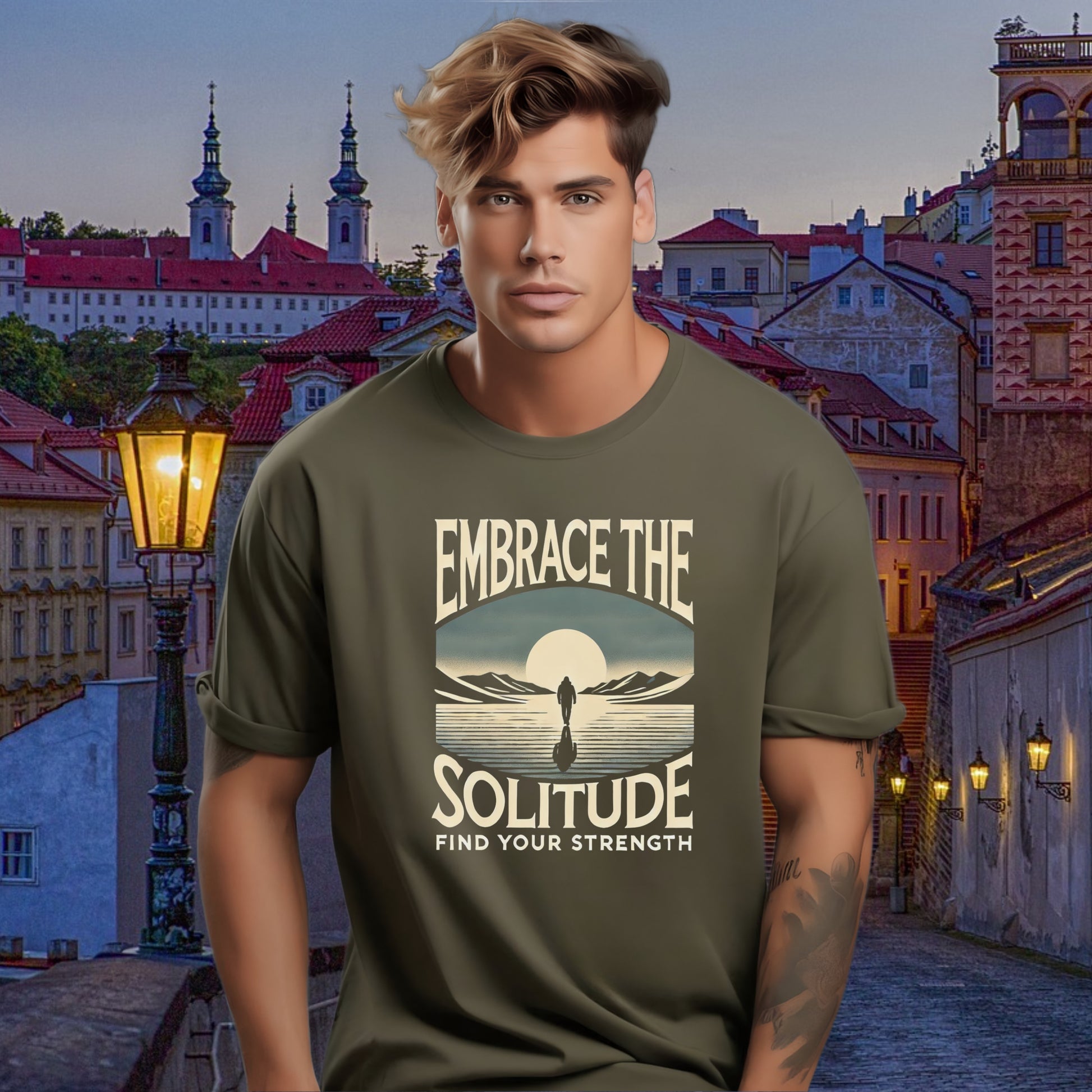 Embrace the Solitude Find Your Strength T-shirt product