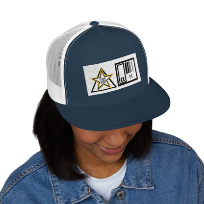 5 PANEL TRUCKER CAP – STAY SHARP. MOVE LOUD.