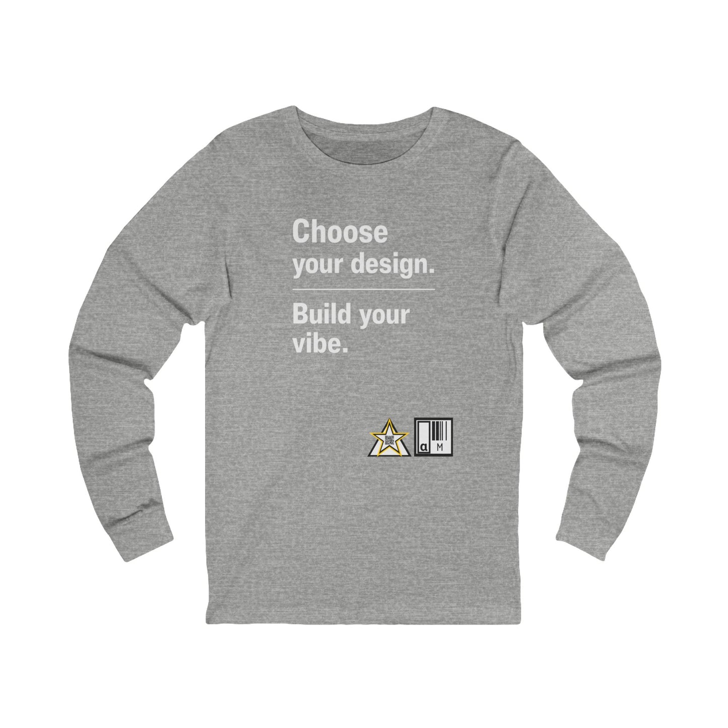 Custom Alpha Long Sleeve — Choose Your Design. Build Your Vibe.