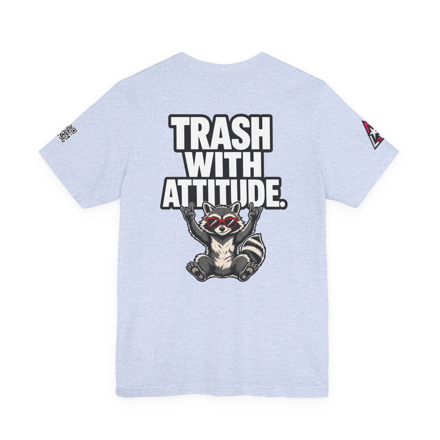 Trash With Attitude – Funny Raccoon Graphic Tee