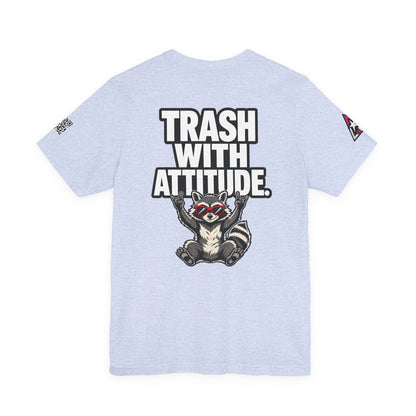 Trash With Attitude – Funny Raccoon Graphic Tee