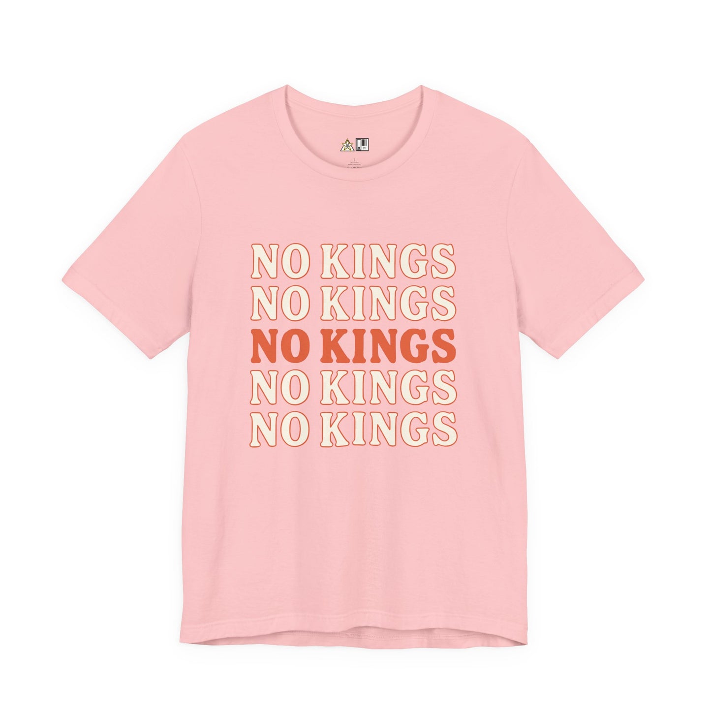 No Kings Pattern Dominance – Unisex Streetwear Graphic Tee