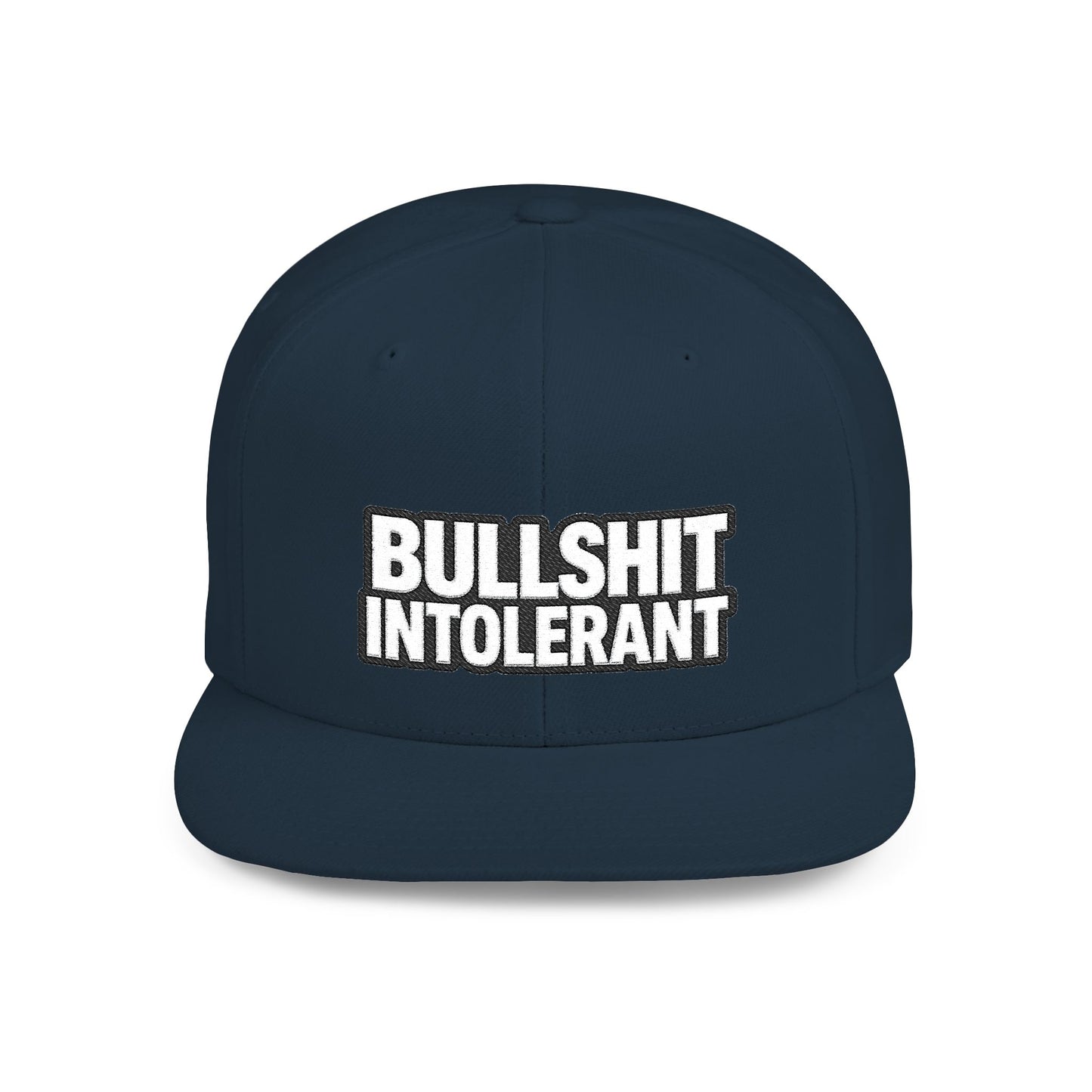 Bullshit Intolerant – Funny Sarcastic Streetwear Snapback