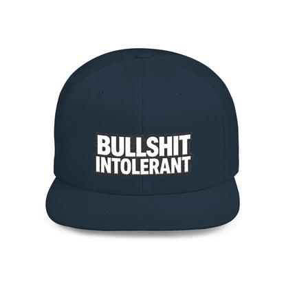 Bullshit Intolerant – Funny Sarcastic Streetwear Snapback