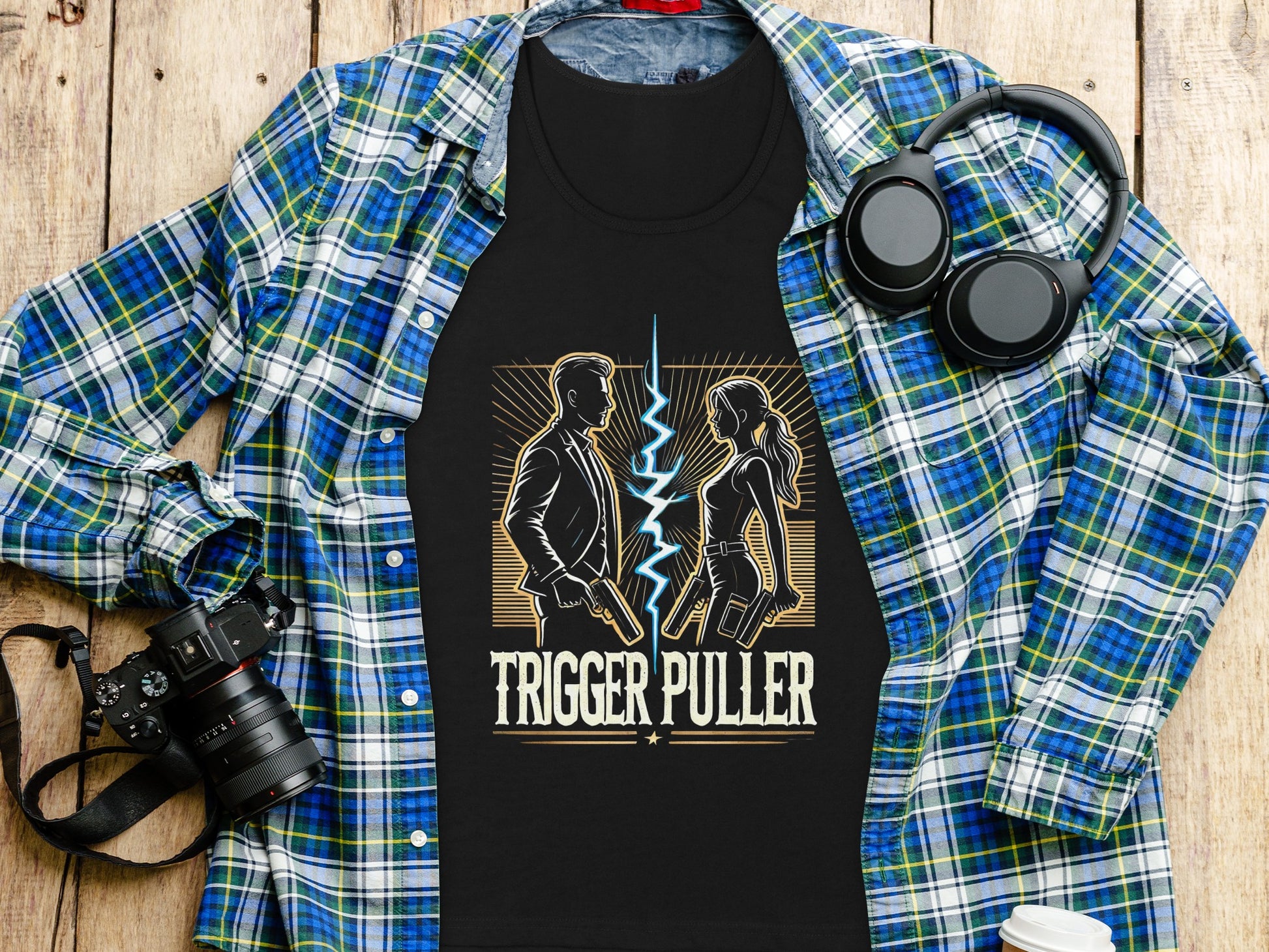 Trigger Puller Graphic Tee Shirt product type