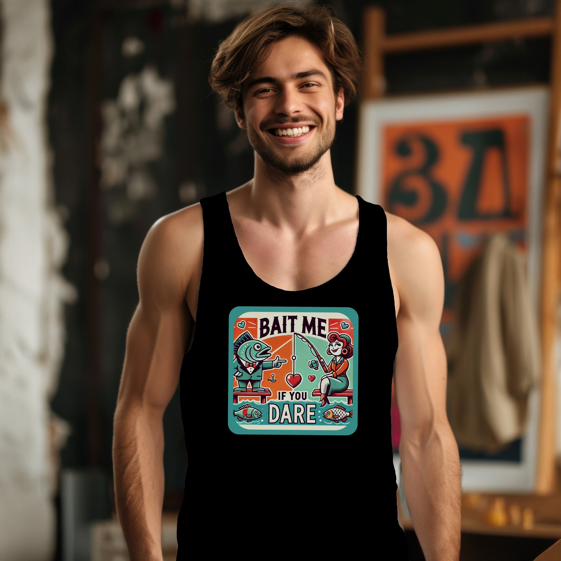 Bait Me If You Dare Graphic Tees Tank Top product
