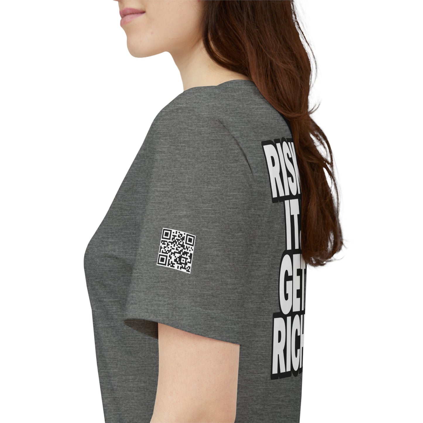 Risk It. Get Rich. – Bold Motivational Graphic Tee