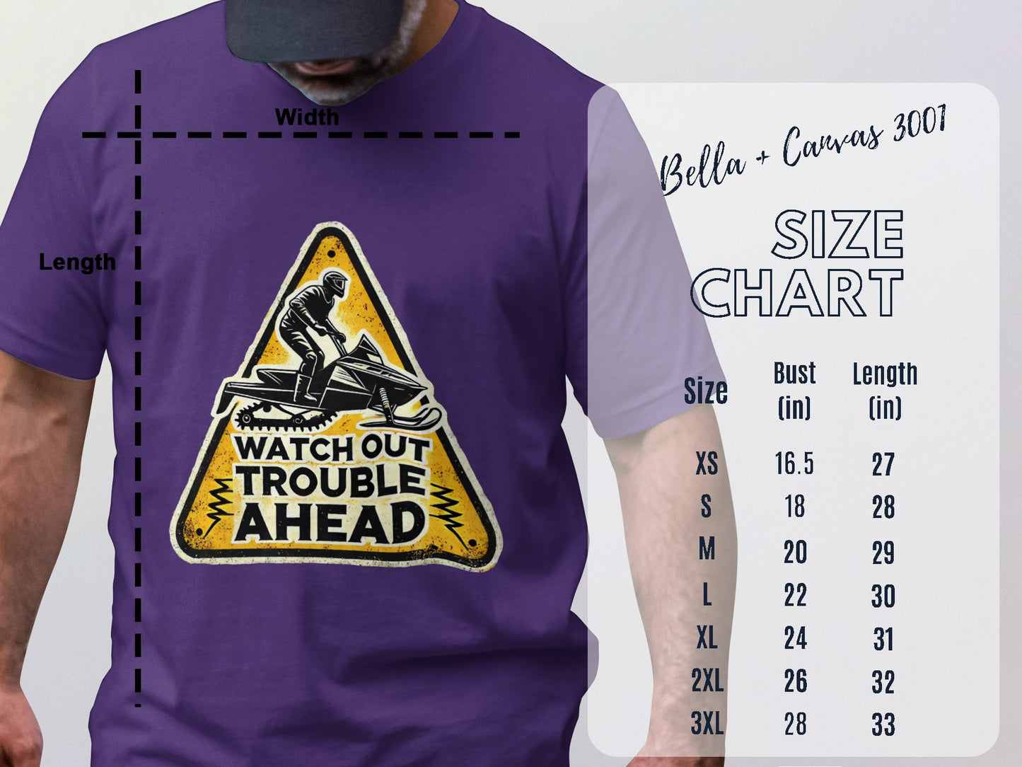 Watch Out Trouble Ahead Graphic T-shirt product