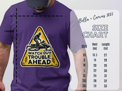 Watch Out Trouble Ahead Graphic T-shirt product